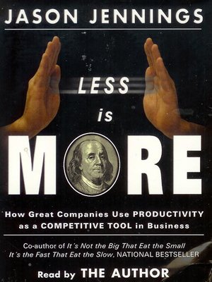 cover image of Less is More